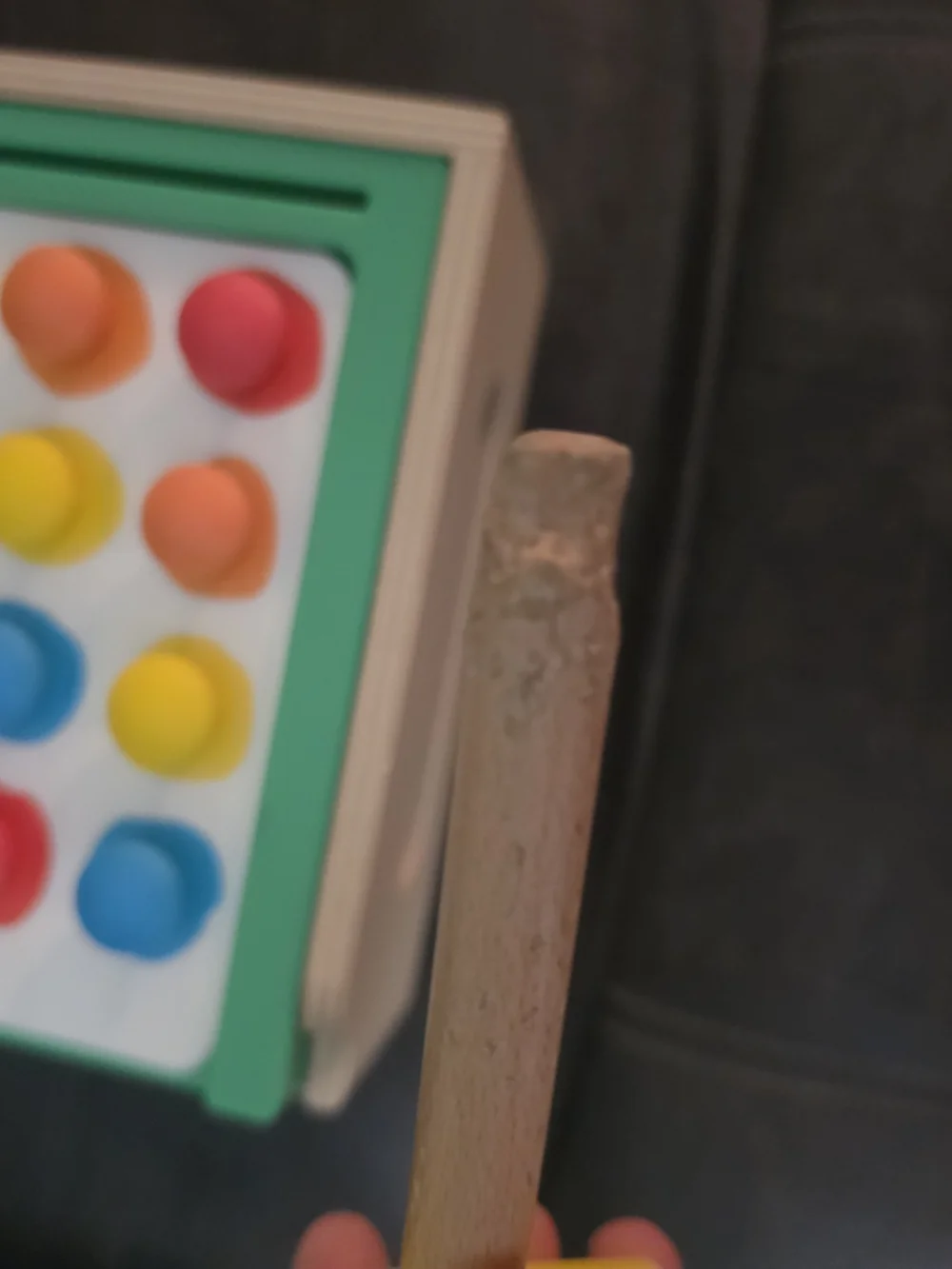 Wooden Peg Matching Game - From Investigator/researcher Kit -See Photos